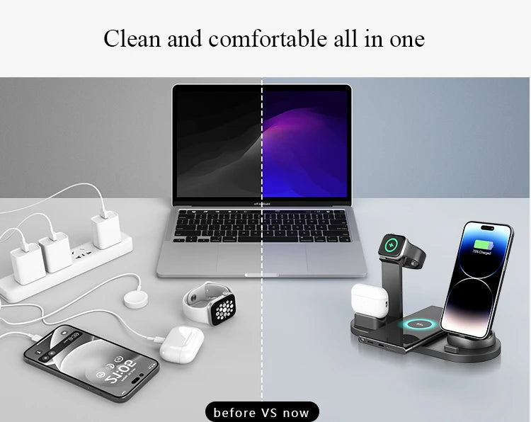 30W 7 in 1 Wireless Charger