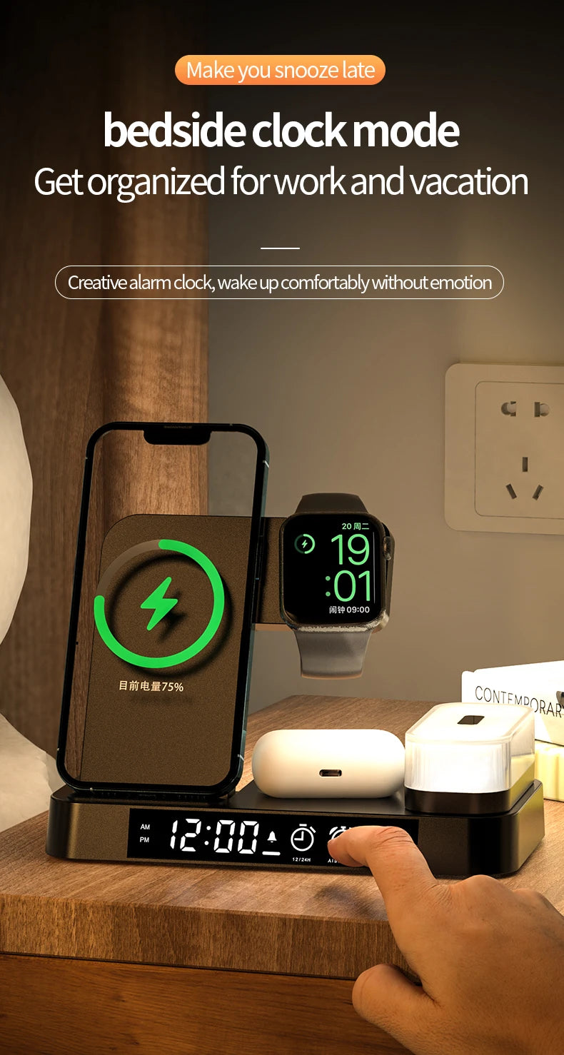 30W 3 In 1 Wireless Charger