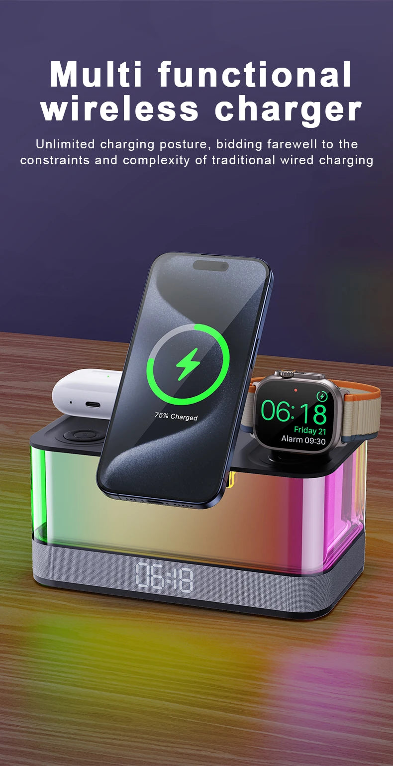 Multifunctional Wireless Charging for iPhone