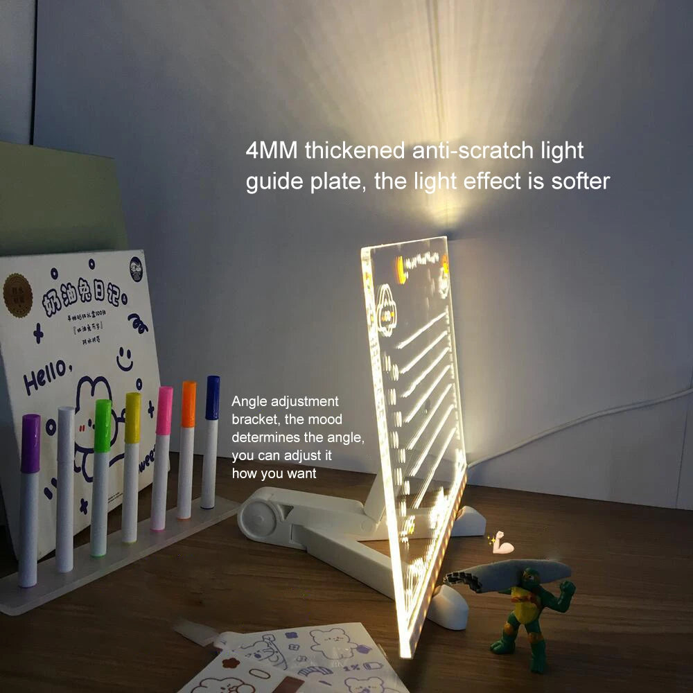 LED Message Note Board Decorative Light