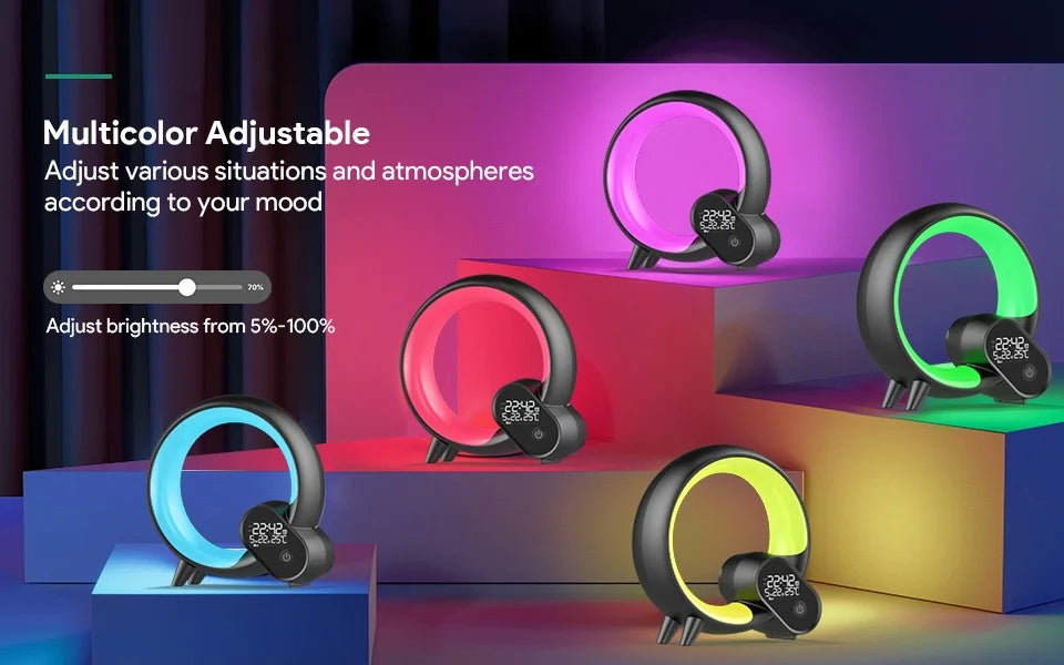 Decorative Light with multifunction wireless charging