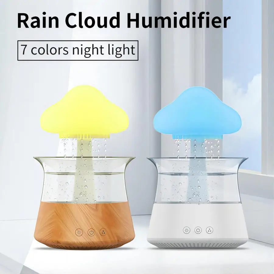 Aromatherapy - Colorful Lamp - Relax Cloud Rain Diffuser