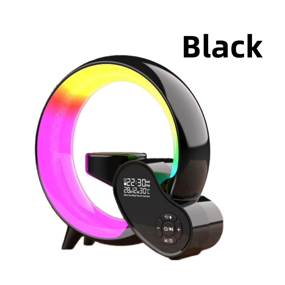 Decorative Night Light with Wireless Charging and Sunrise/Sunset Simulation