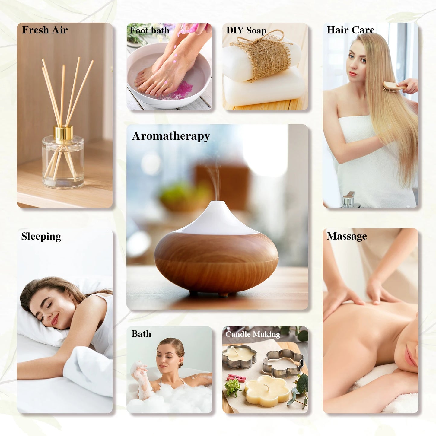 Pure Natural Plants Essential Oils Set
