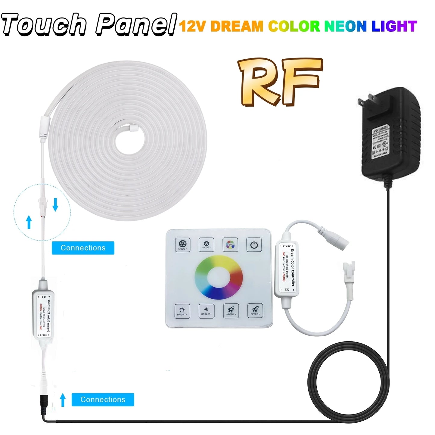 RGBIC Neon Decorative LED Lights Strip
