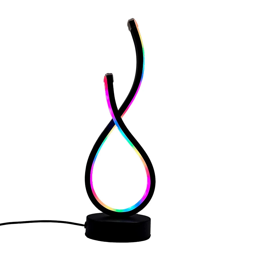 Modern LED Desk Lamp with USB Power