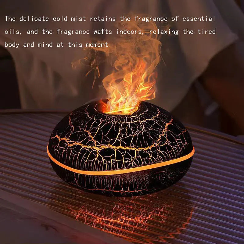 Colorful Simulation Flame Aromatherapy Machine