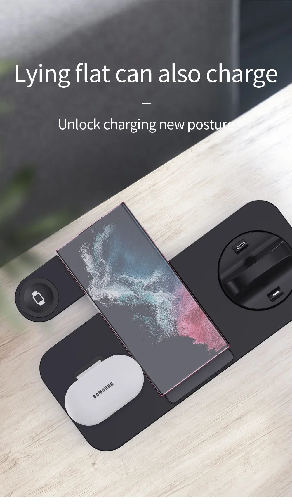 6 in 1 Foldable Wireless Charger