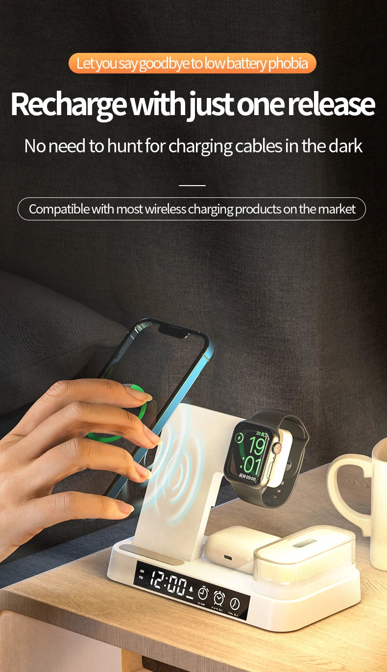 30W 3 In 1 Wireless Charger