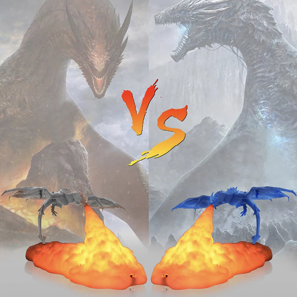 Fire Dragon Lamps