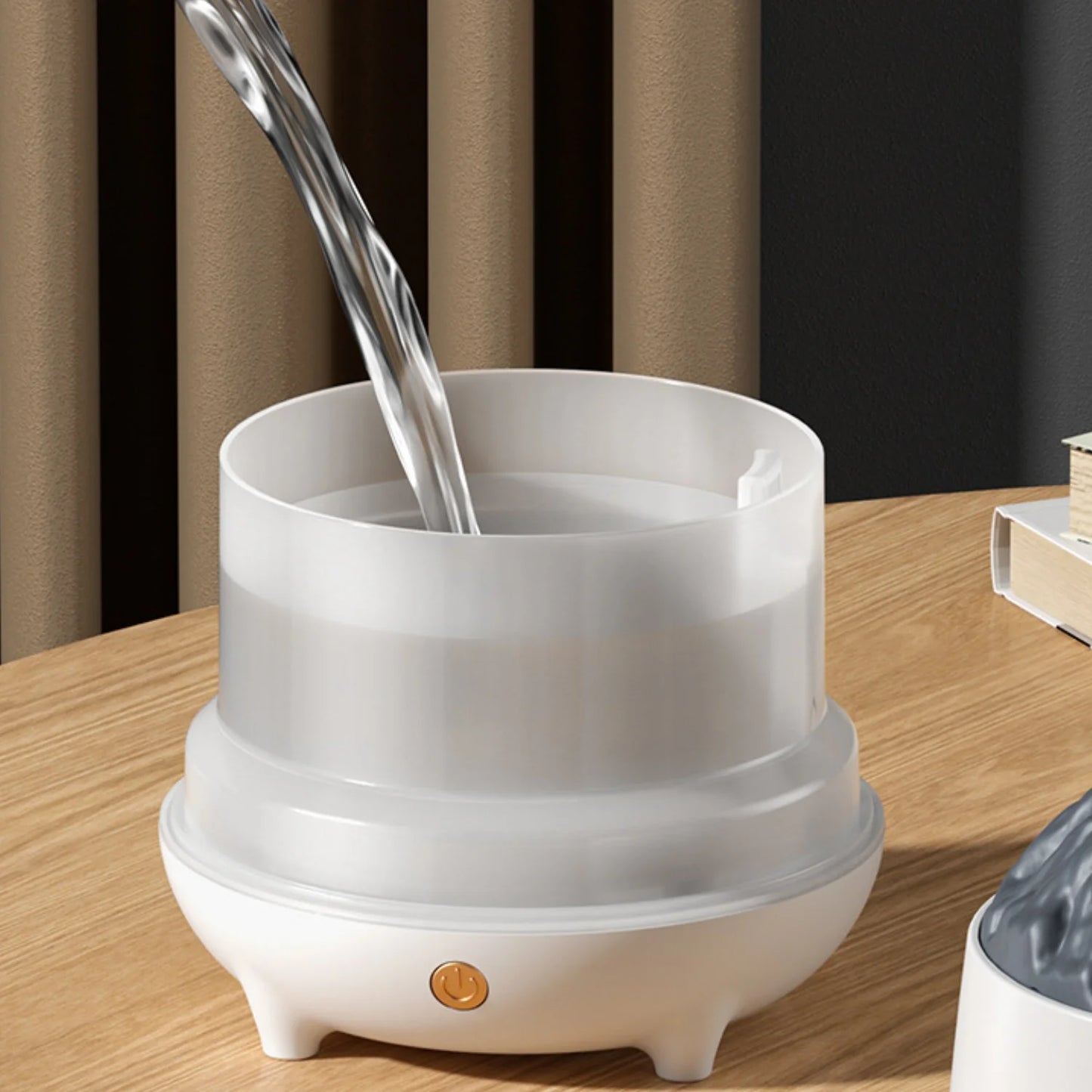 Aromatherapy Machine - Air Humidifier - USB Smart Volcano Flame Essential Oil Diffuser