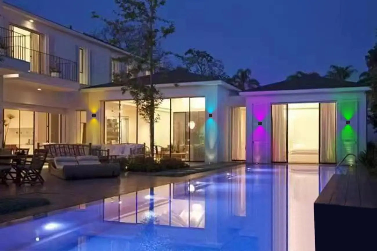 Outdoor LED Wall Lamp - Smart Life APP - Alexa - Google Home