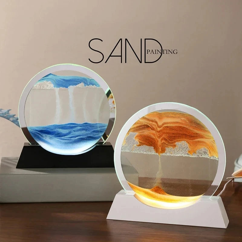 3D Art Sand Painting Lamp || Decoration || CR3