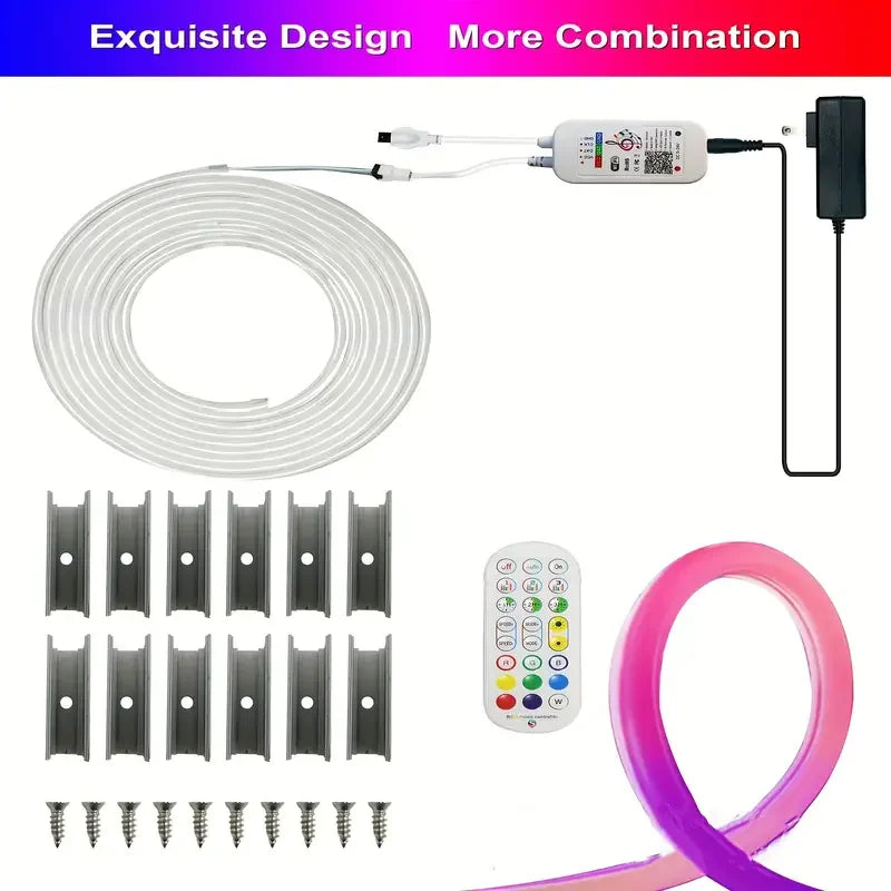 RGB Neon Decorative Led Lights strip, 108LEDS/M IP68