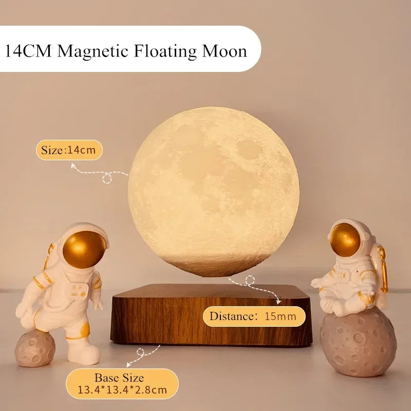 Decorative Night Light - Magnetic Levitation Moon Lamp