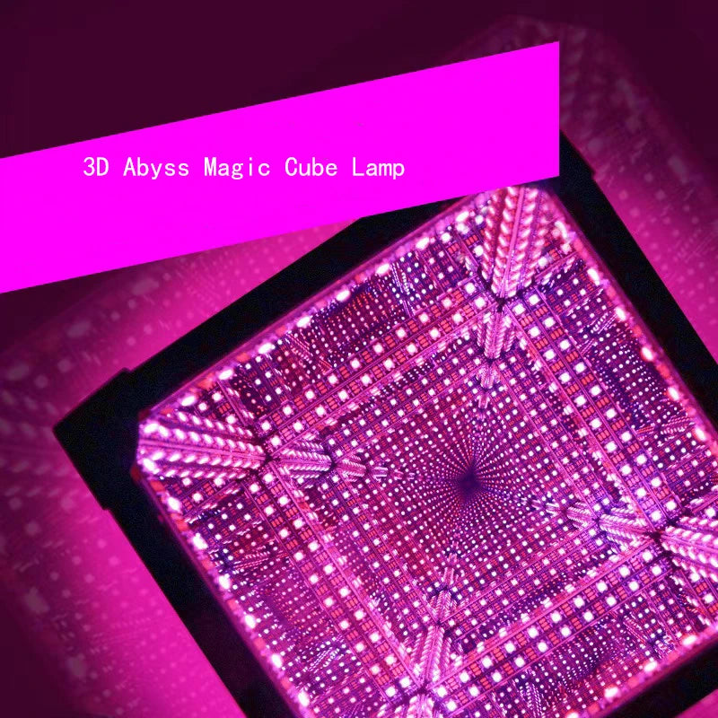 3D Cube Decoration Night Light