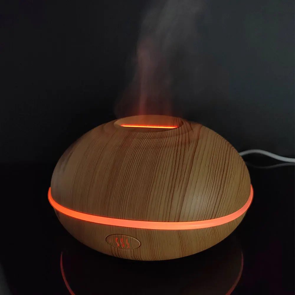 Wooden Aroma Diffuser - Fire Lamp