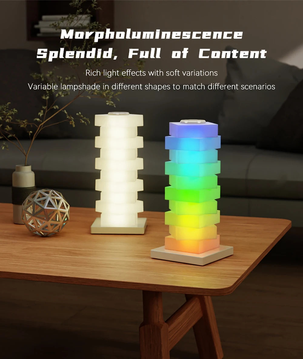 RGB DIY Desk Lamp with Wireless Charger