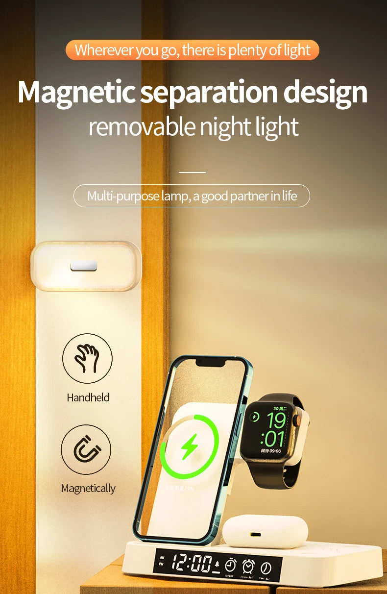 30W 3 In 1 Wireless Charger