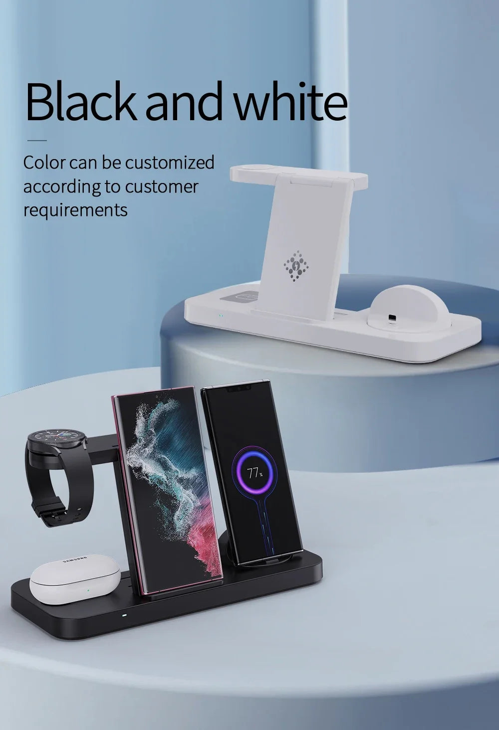 6 in 1 Foldable Wireless Charger