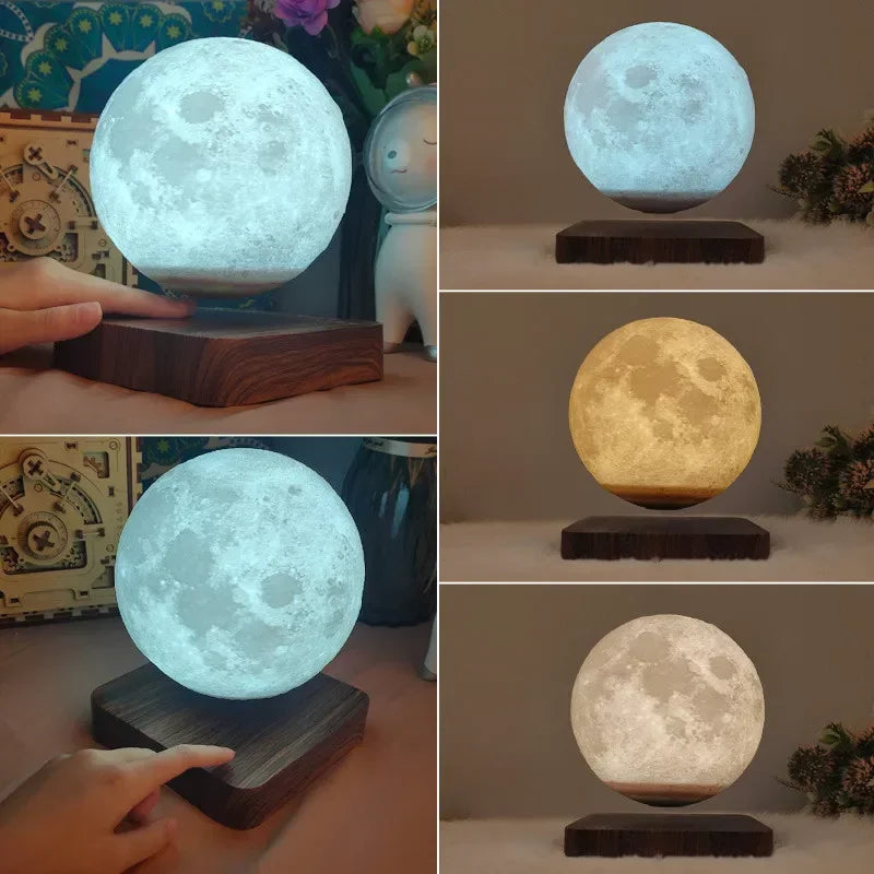 Decorative Night Light - Magnetic Levitation Moon Lamp