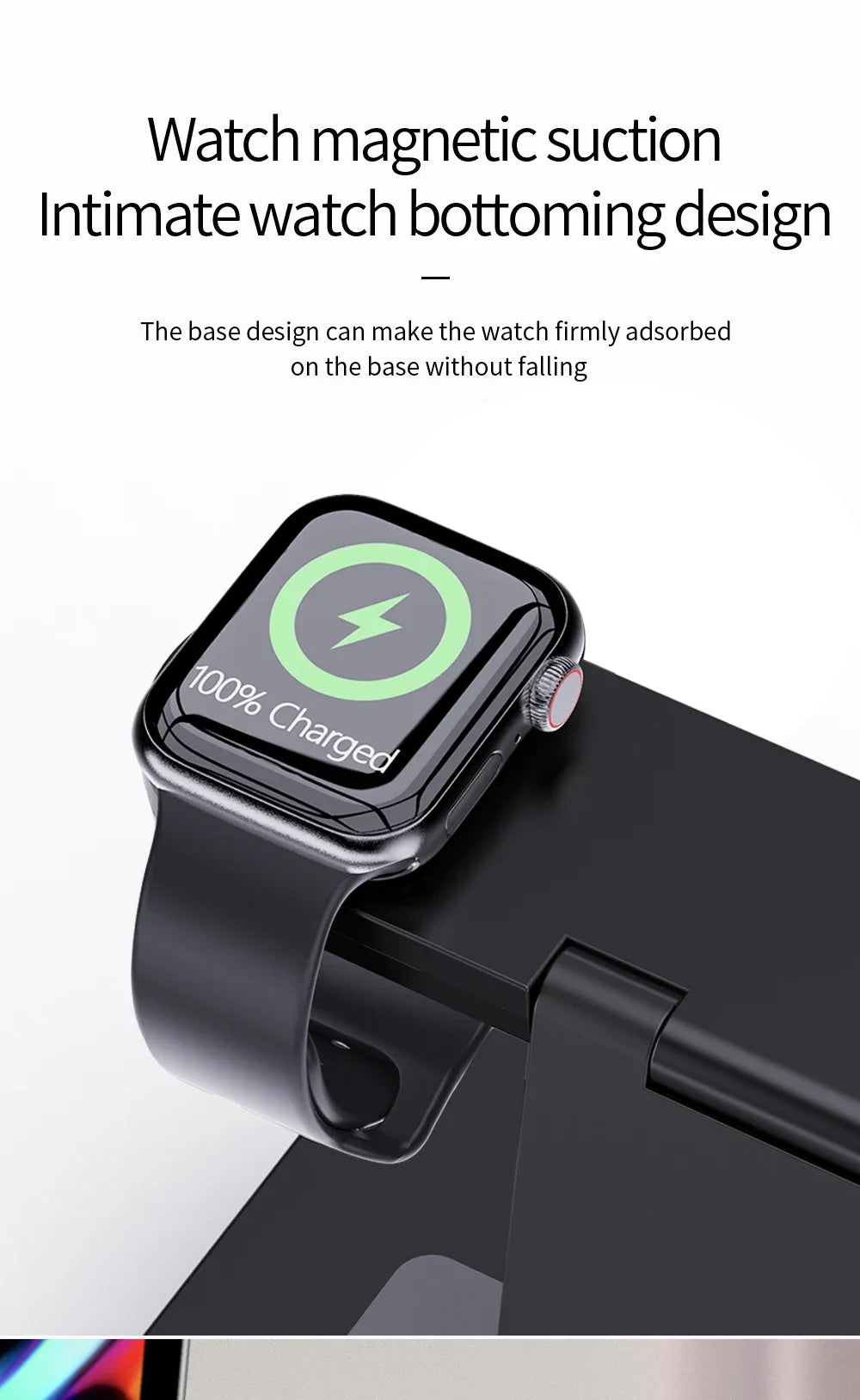 Foldable 6 In 1 Wireless Charger Stand For iPhone