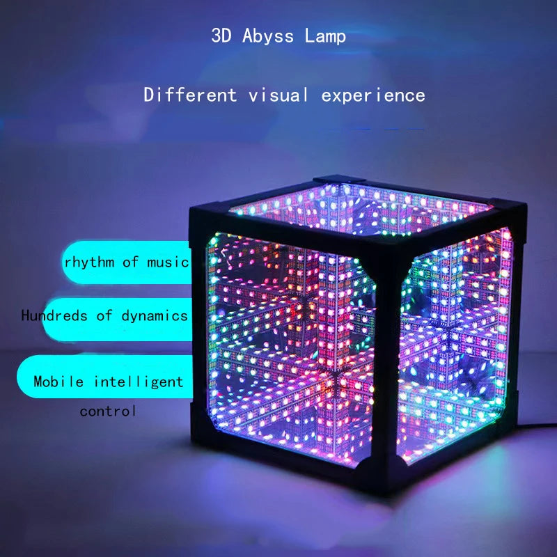 3D Cube Decoration Night Light
