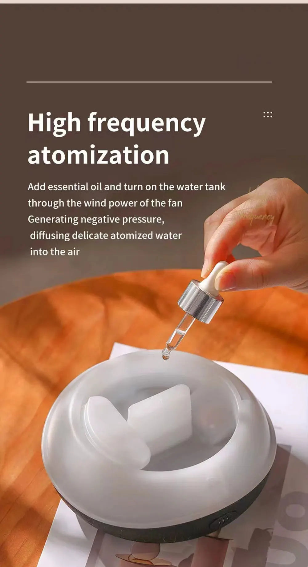Colorful Simulation Flame Aromatherapy Machine