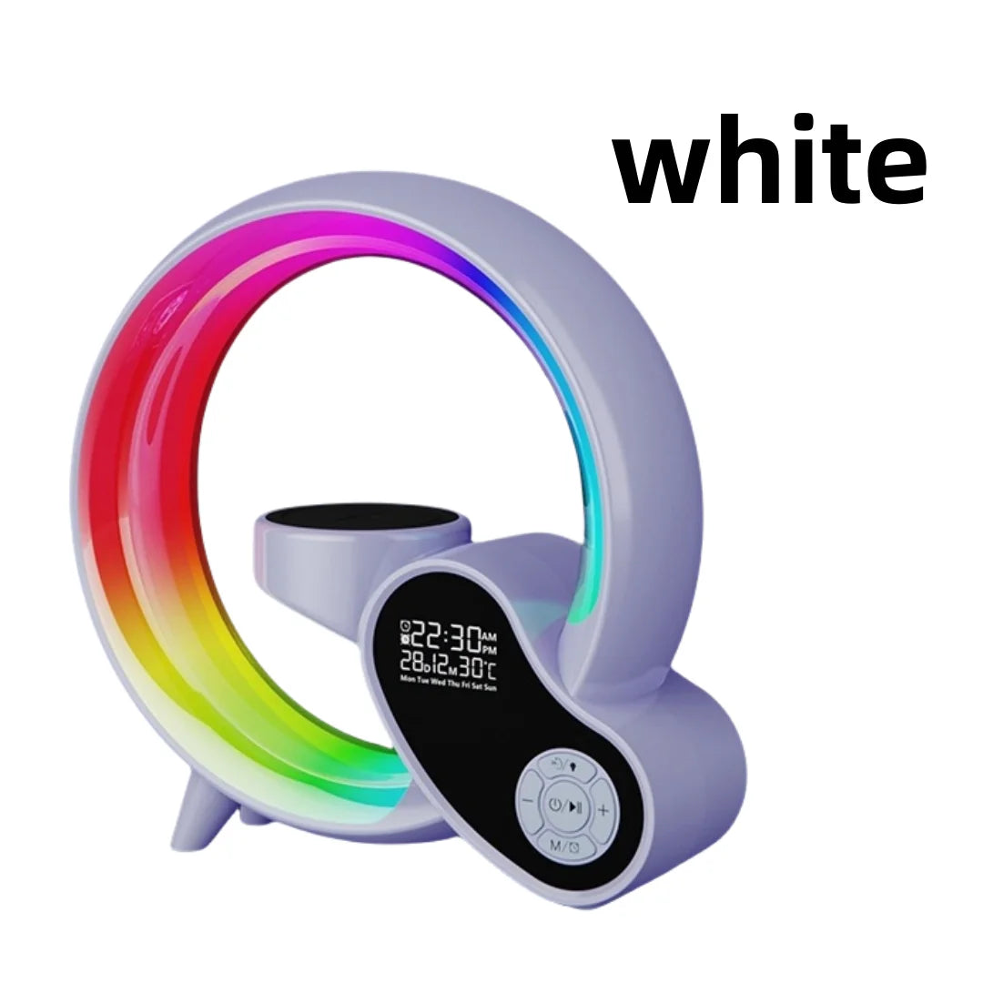 Decorative Night Light with Wireless Charging and Sunrise/Sunset Simulation