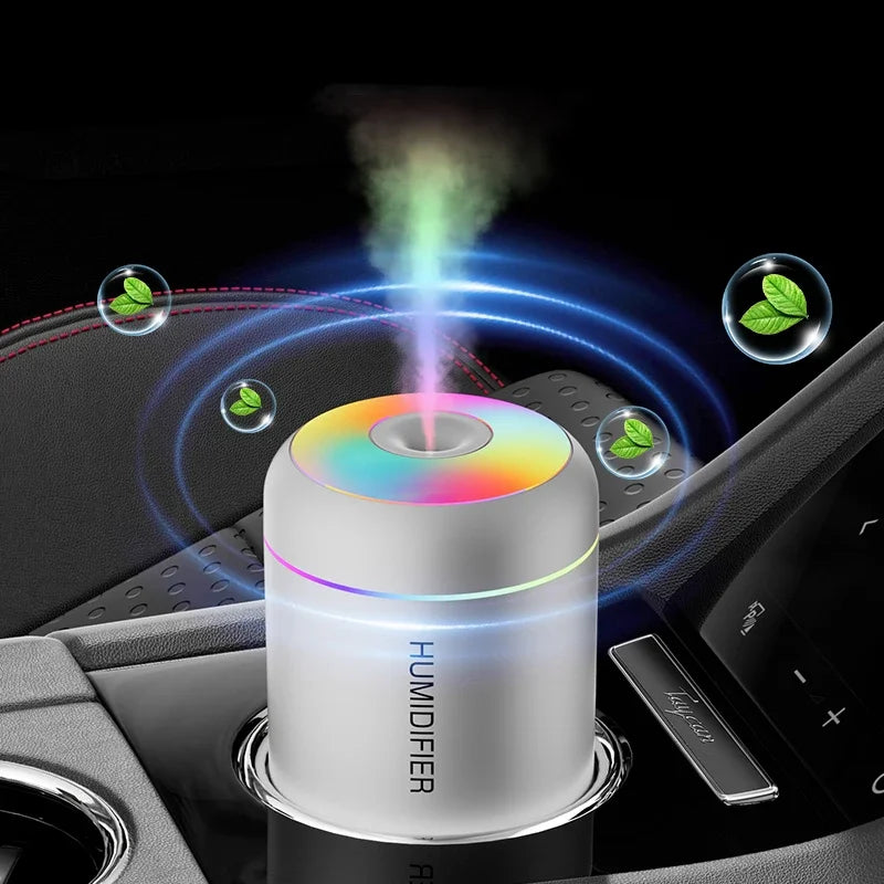 USB Aroma Diffuser - Essential Oil Purifier Aromatherapy Mist Maker Lights