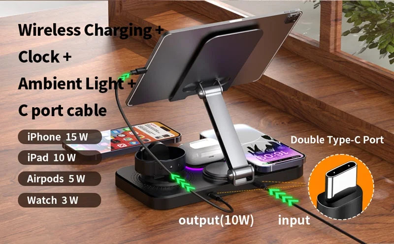 6 IN 1 Wireless Charger for Iphone