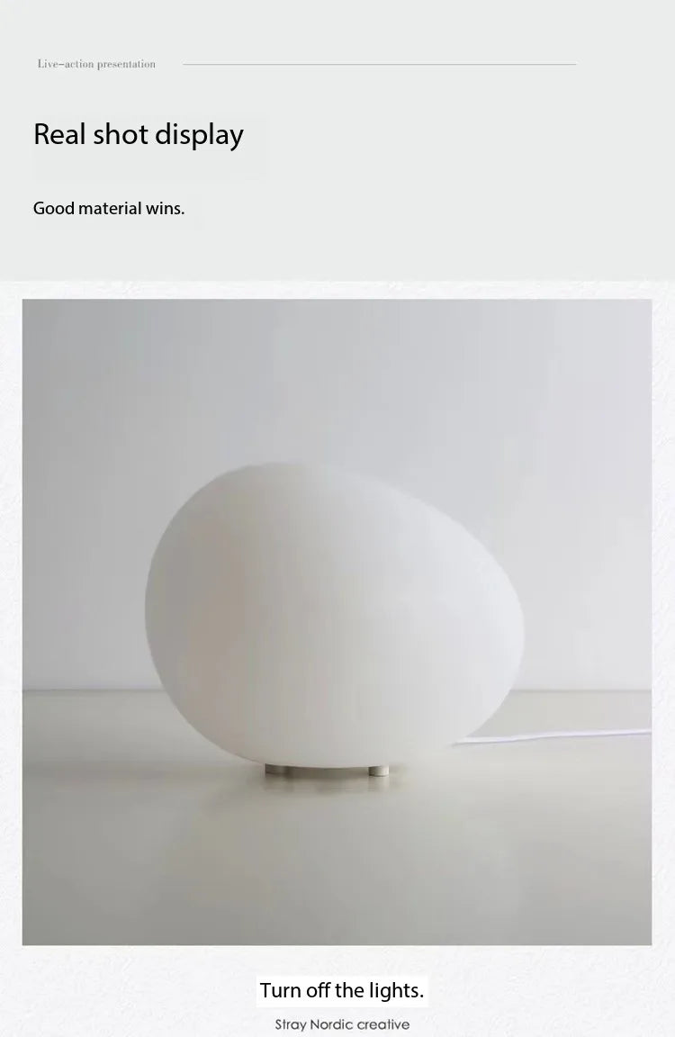 Cobblestone Night Light Modern Minimalist