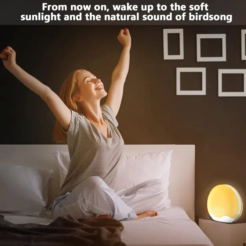 Sunrise Alarm Clock - Touch Control - Dual-Sided Natural Light