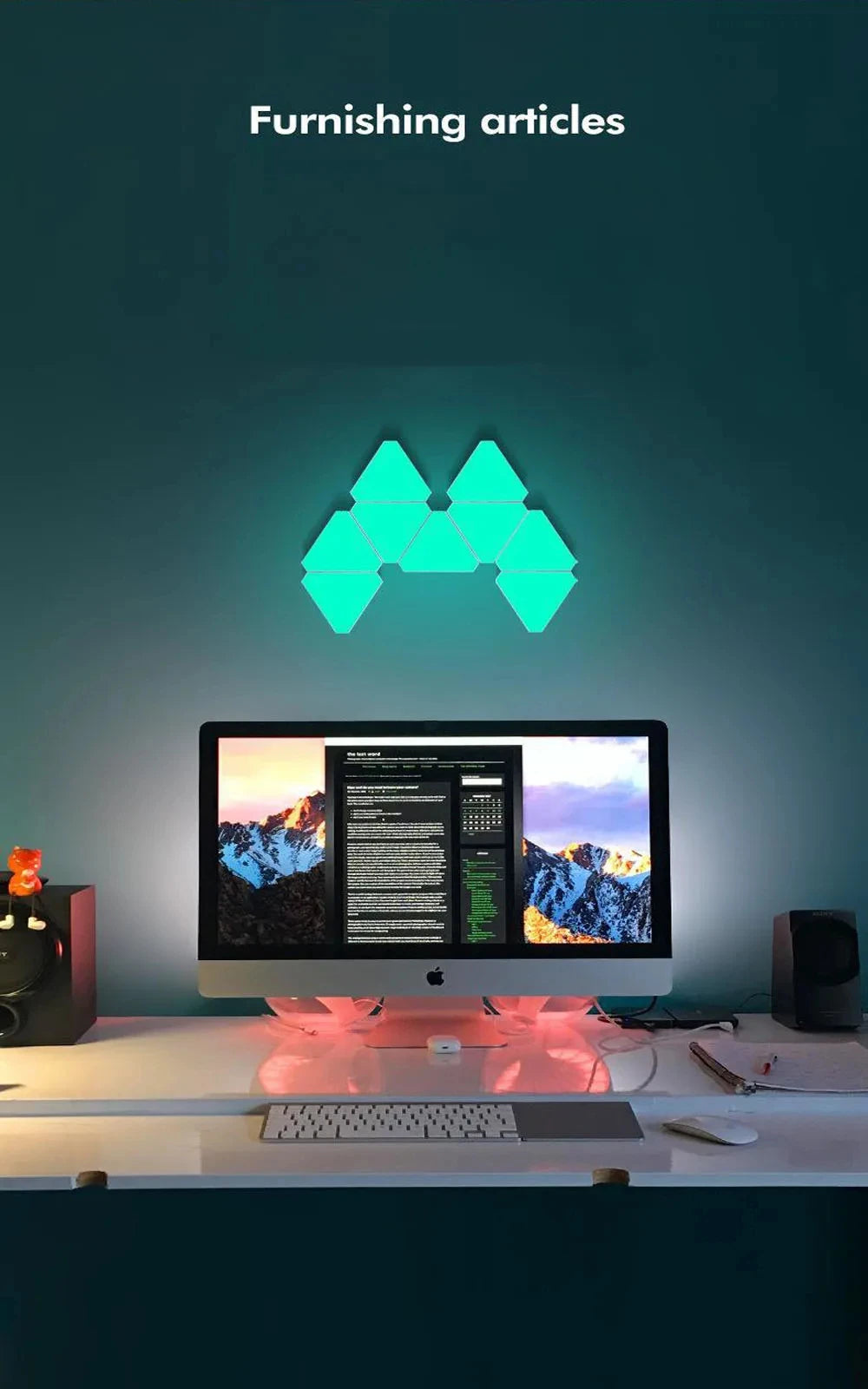 Decorative LED Triangle Quantum Light - APP Controls