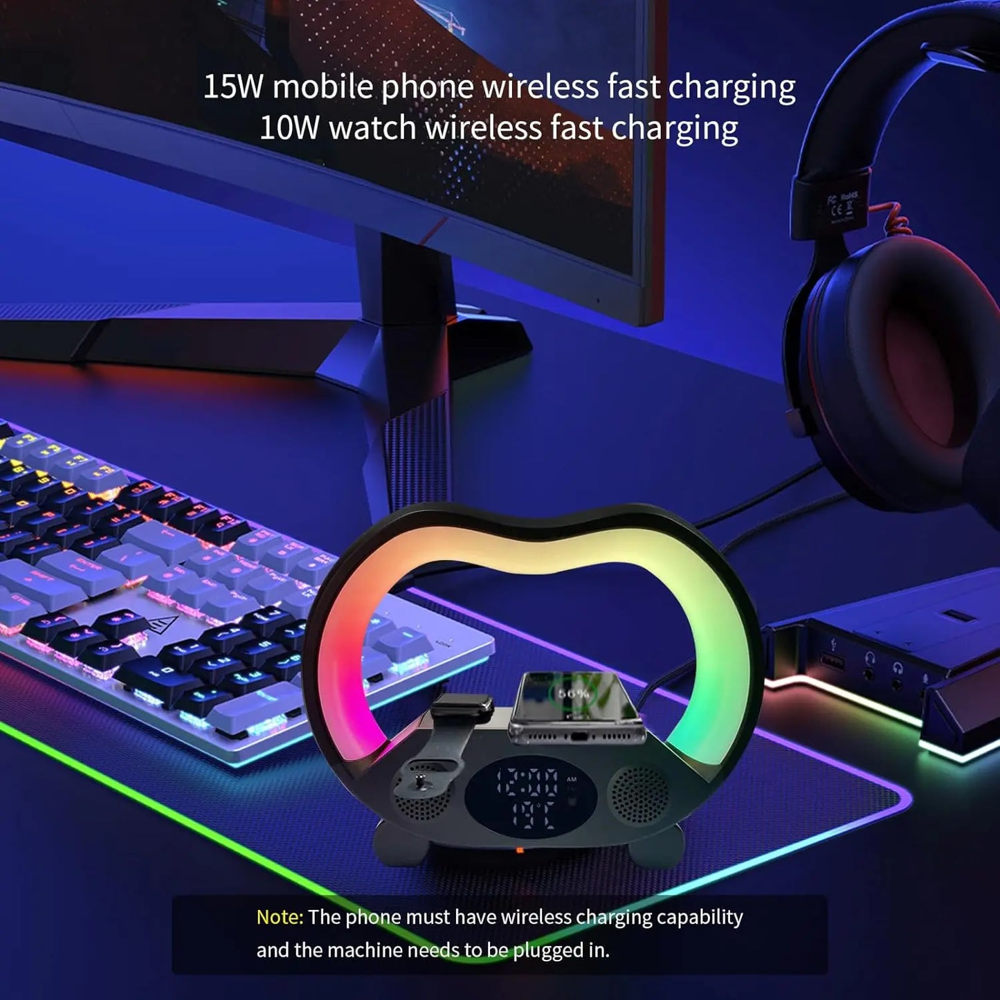 Decorative Light with Wireless Charging