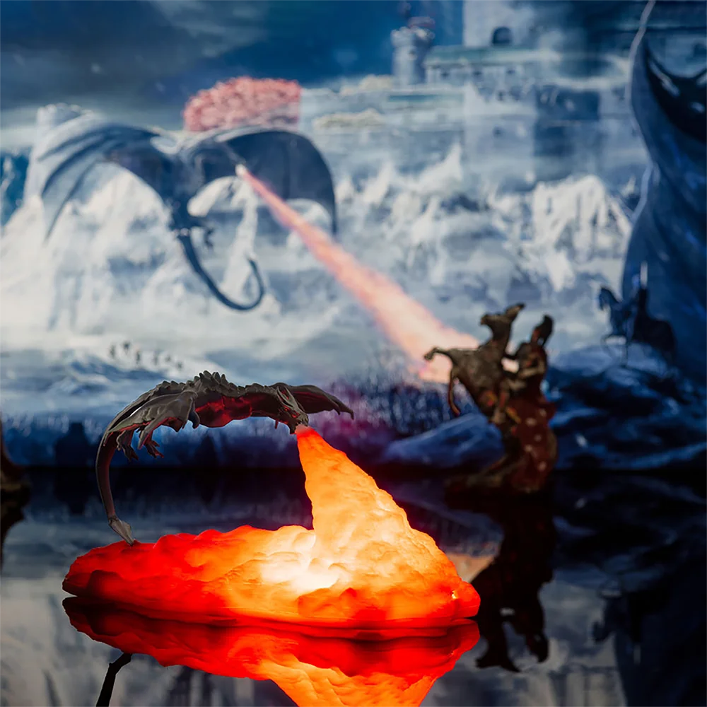 Fire Dragon Lamps