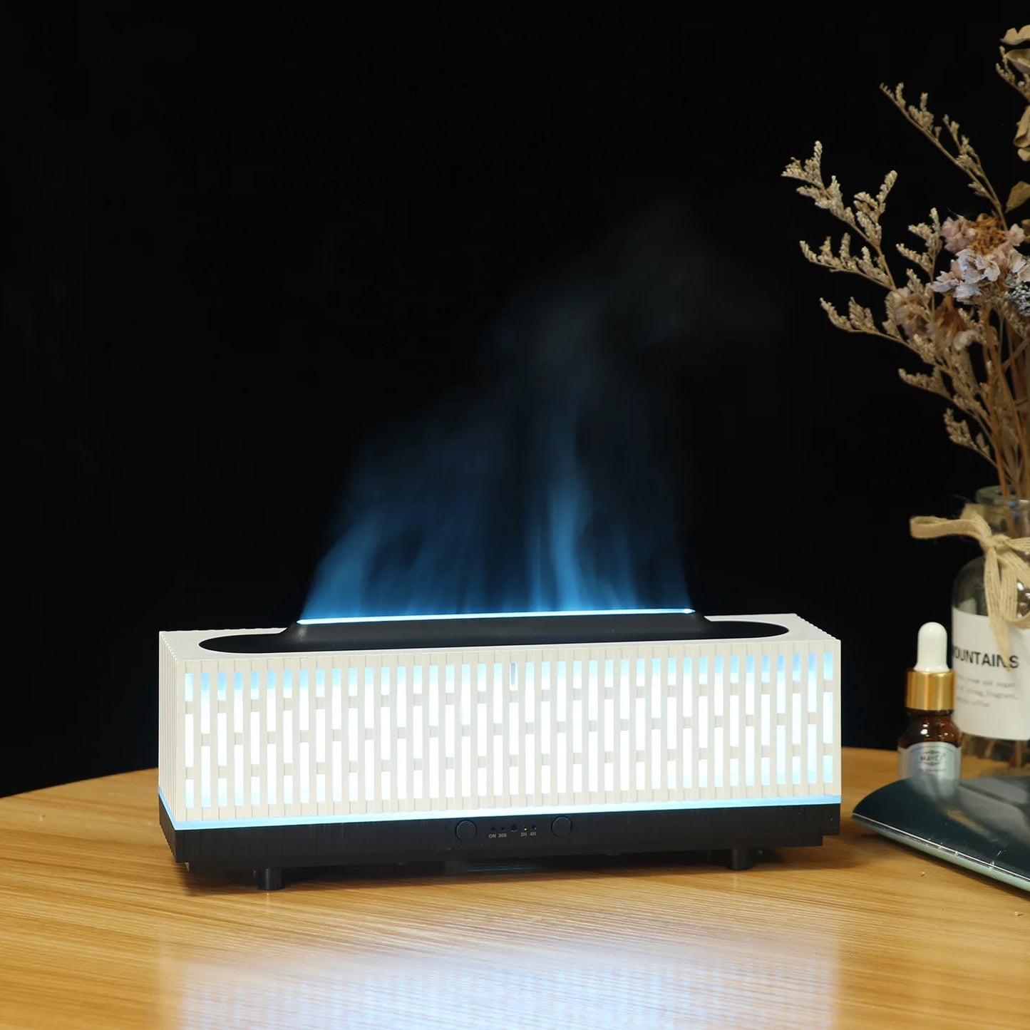 2024 New Fireplace Flame Humidifier - Simulated Flame Aromatherapy Machine