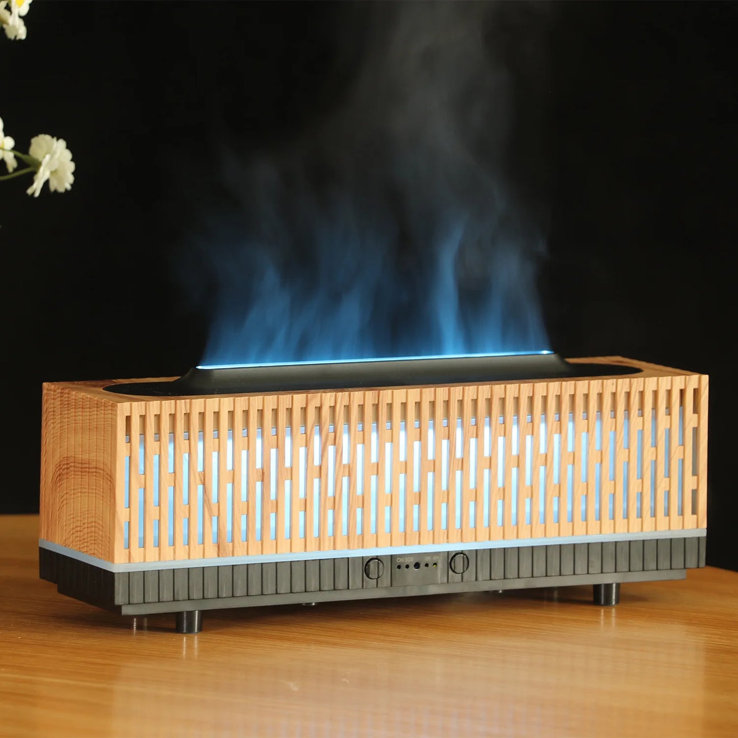 2024 New Fireplace Flame Humidifier - Simulated Flame Aromatherapy Machine