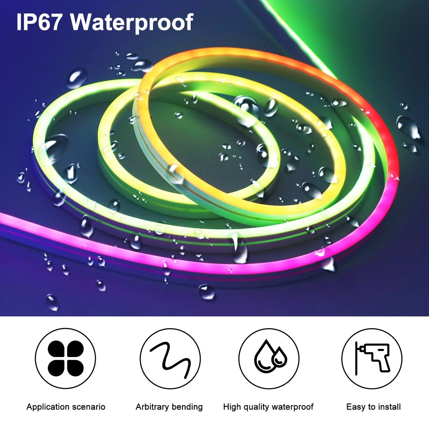RGBIC Neon Decorative LED Lights Strip