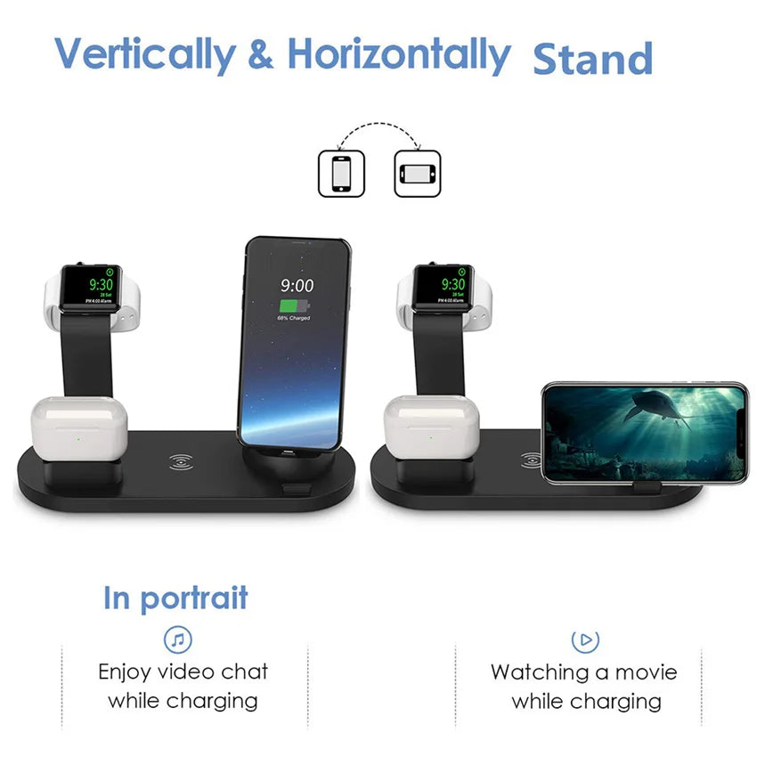 30W 7 in 1 Wireless Charger
