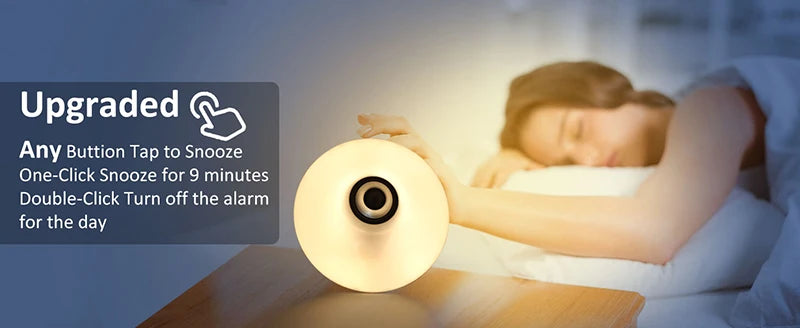 Clock Light Alarm Clock - Bluetooth Speaker