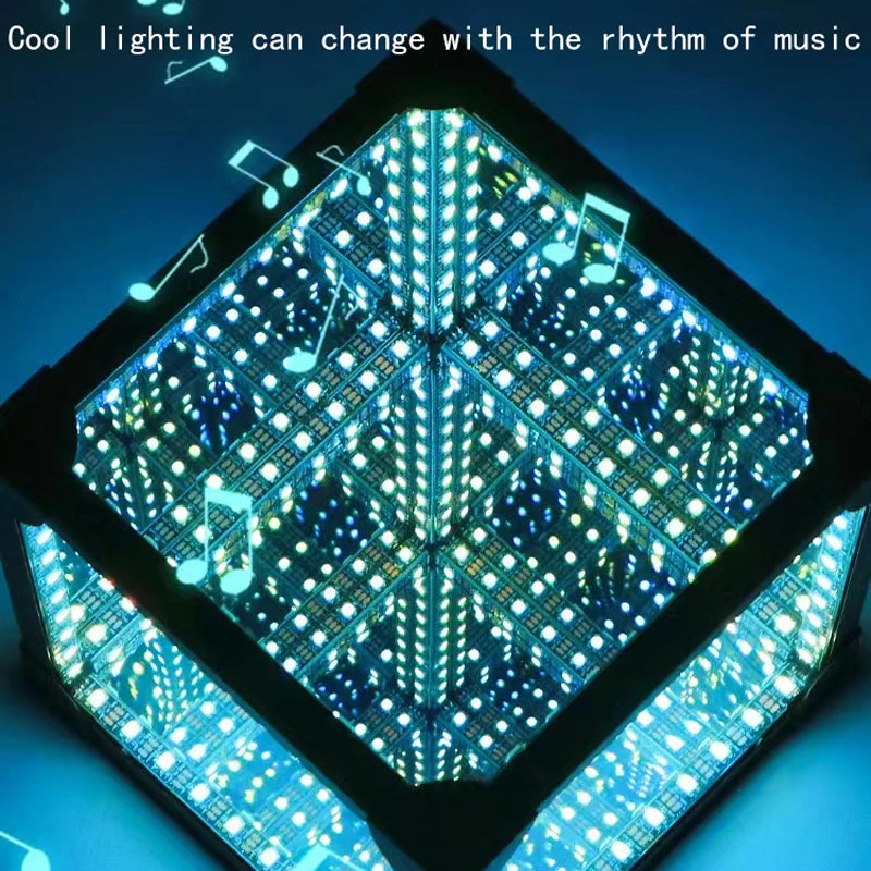 3D Cube Decoration Night Light