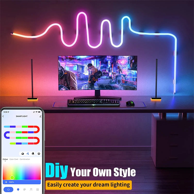 LED Neon Strip Lights - compatible with Alexa