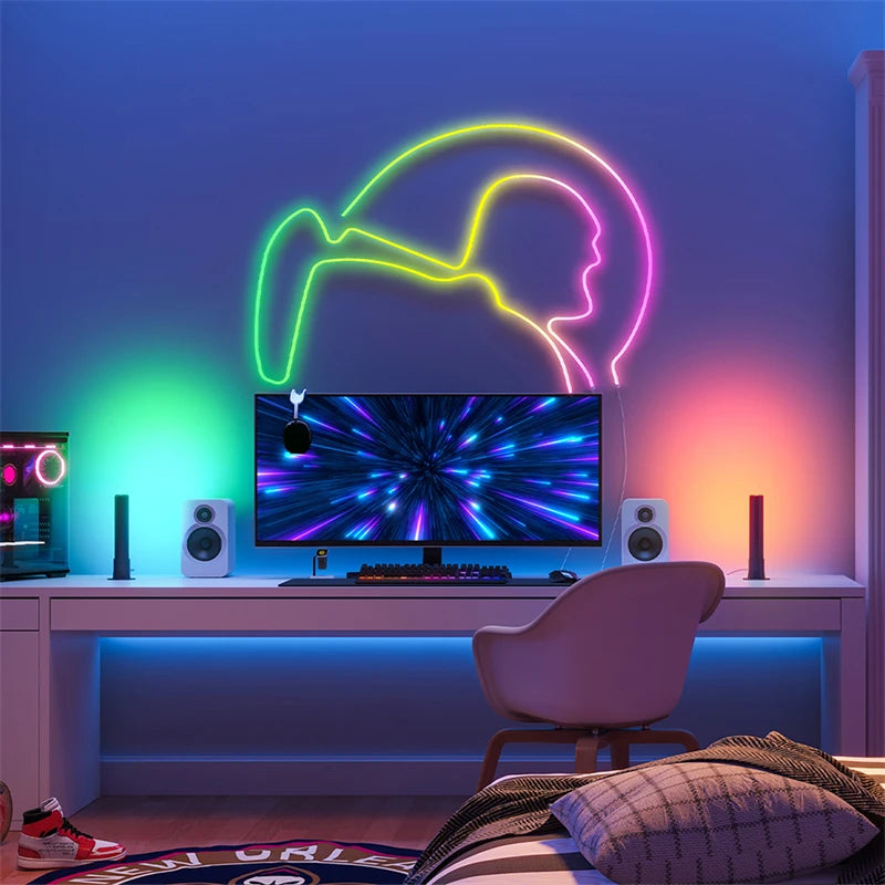 LED Neon Strip Lights - compatible with Alexa