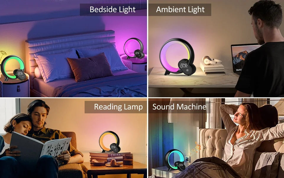 Decorative Light with multifunction wireless charging