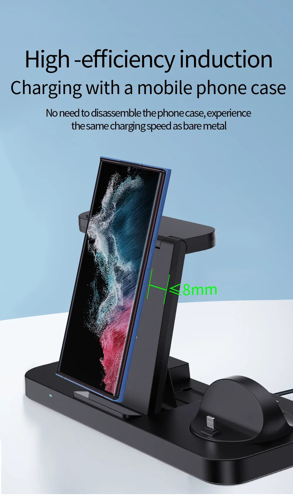 6 in 1 Foldable Wireless Charger
