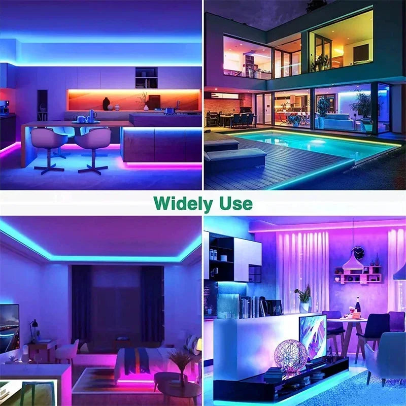 RGBIC Decorative LED Lights Strip with Music Sync 84LEDs/M
