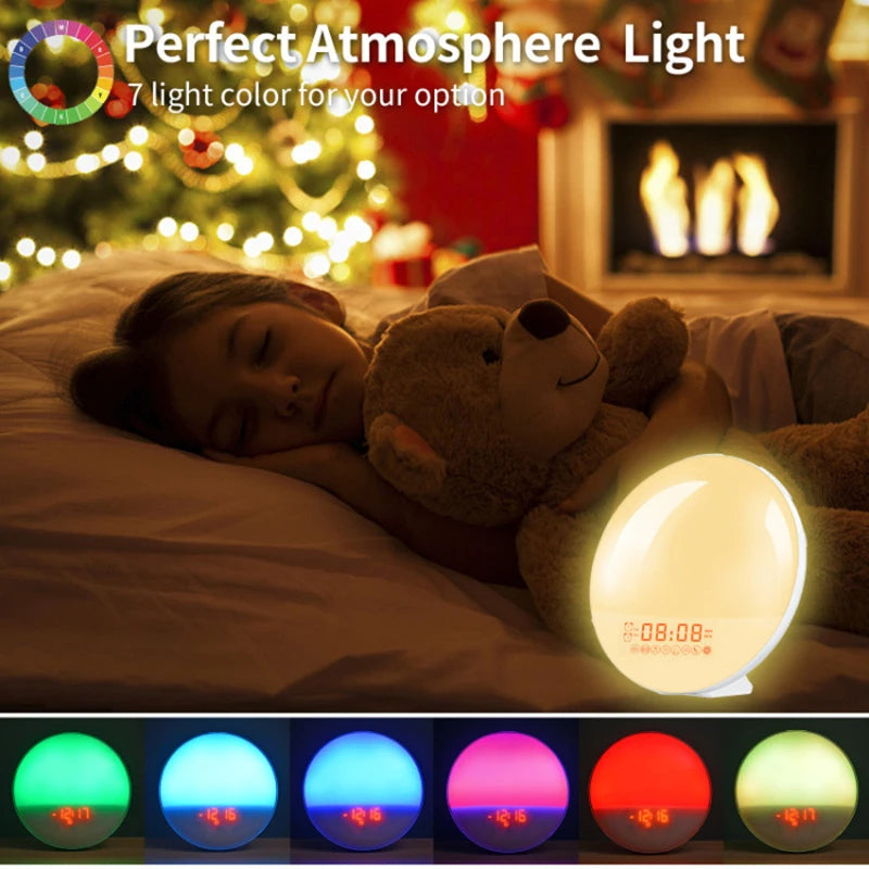 Light Alarm Clock - Sunrise/Sunset Simulation - FM Radio