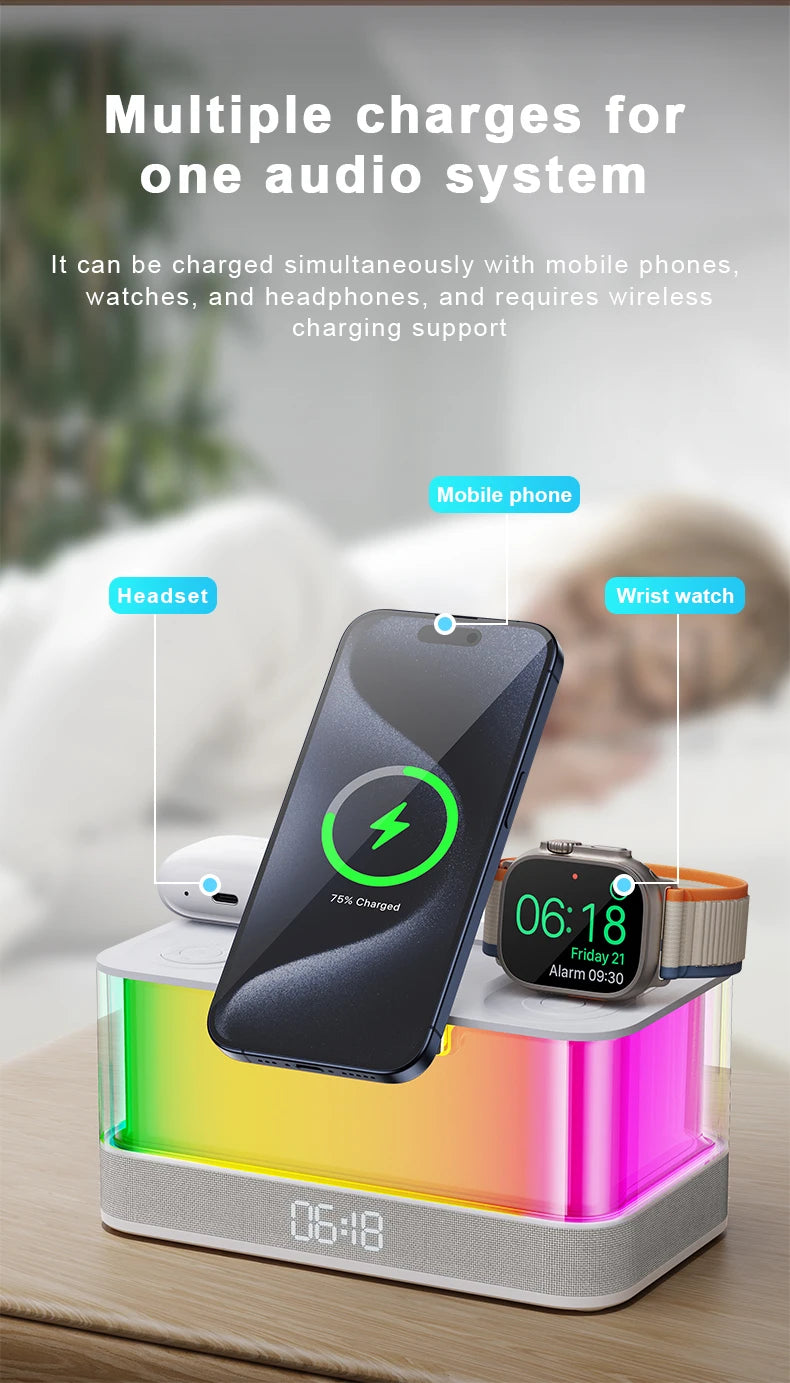 Multifunctional Wireless Charging for iPhone