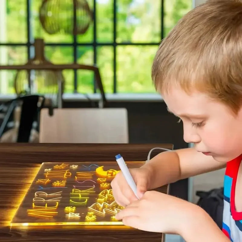 Led Children Drawing Board Erasable